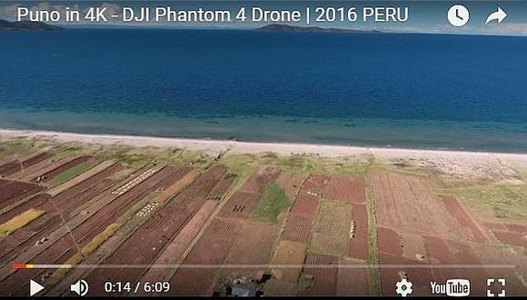 YouTube: Puno filmado desde drone es sensación en las redes (VIDEO)