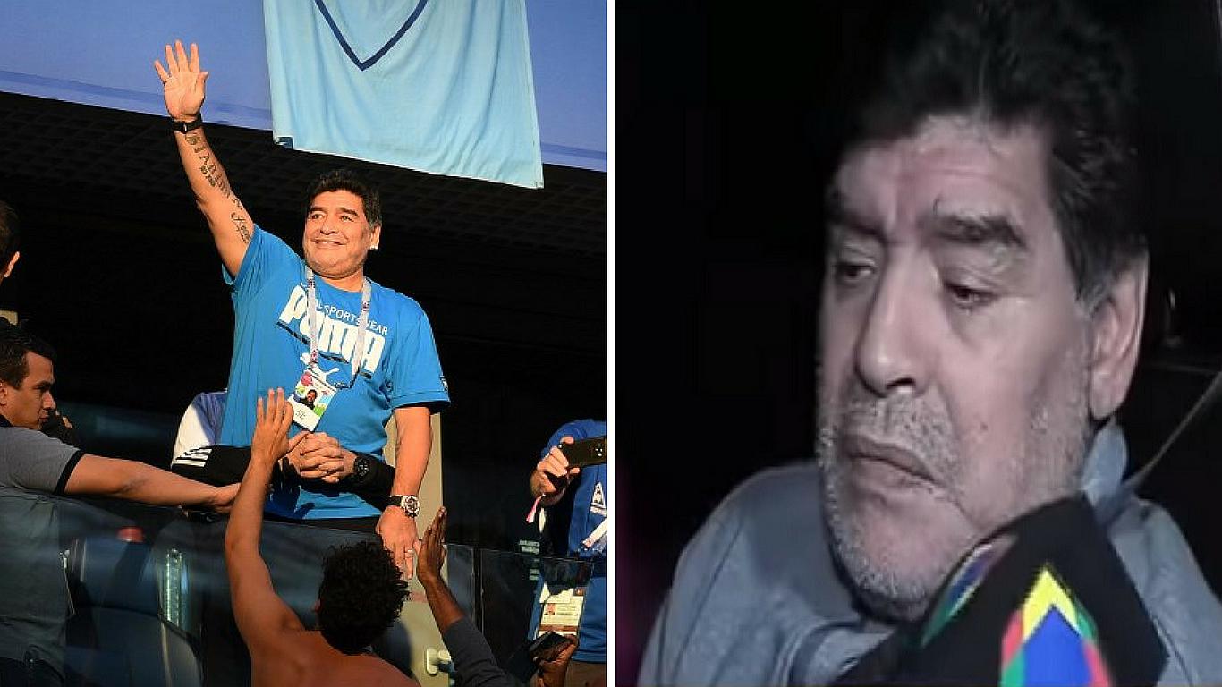 Maradona arremetió contra la AFA mientras estaba en aparente estado de ebriedad (VÍDEO)