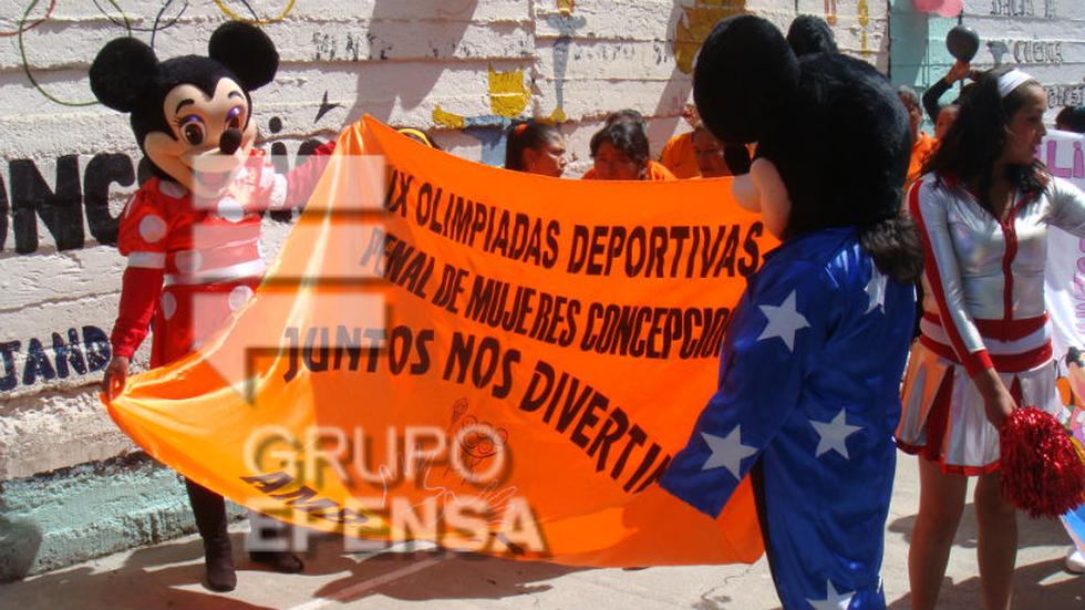 Internas de penal participan en juegos deportivos