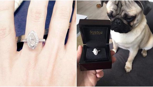 Descubrió el mayor secreto de su novio y ahora vende su anillo de compromiso en eBay
