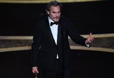 Oscar 2020: Joaquin Phoenix es el Mejor Actor por su protagónico en “Joker”