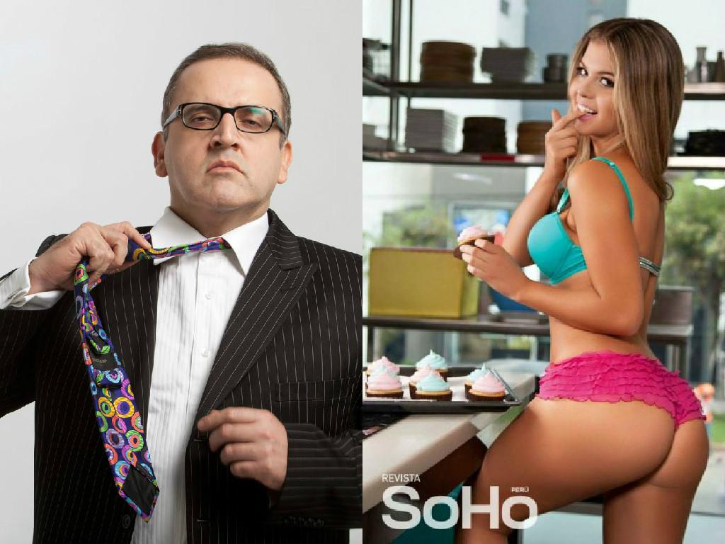 Así "reniega" Beto Ortiz antes de presentar una noticia sobre Brunella Horna en su programa (VIDEO)