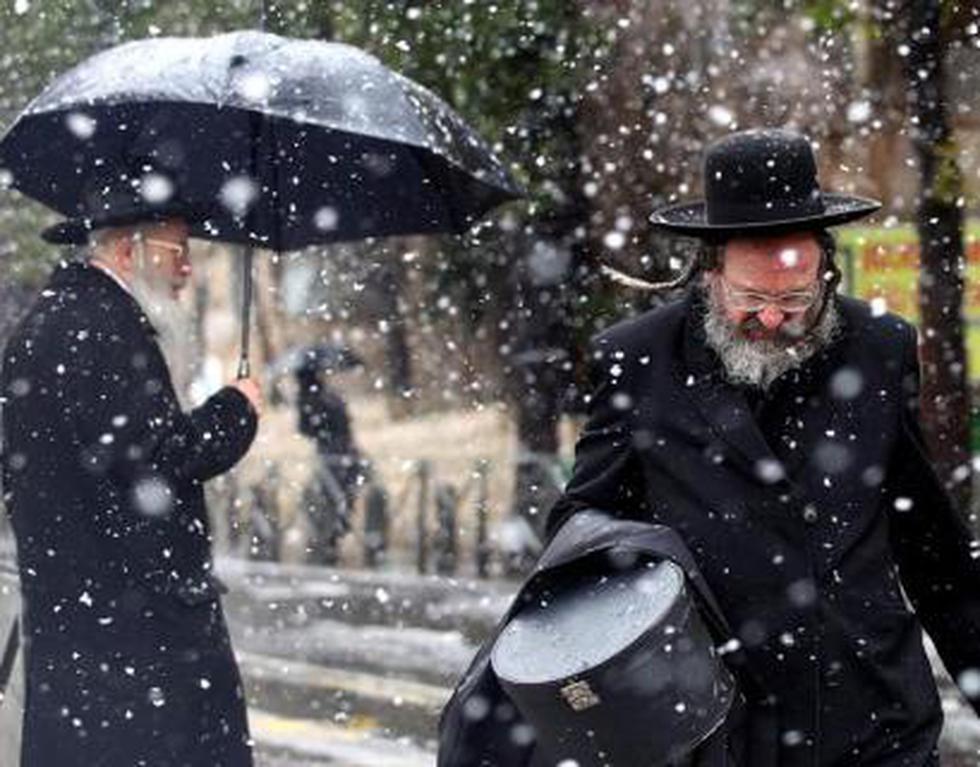 Israel: Jerusalén cubierta de nieve por primera vez en cuatro años