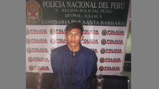 Juliaca: Capturan a individuo que estaba en Programa de Recompensas