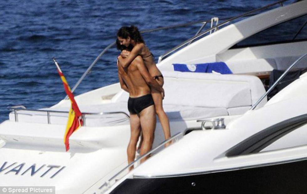 Rafael Nadal muy cariñoso con su novia en Mallorca 