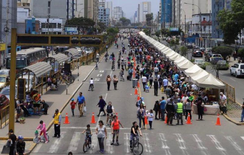 Los vecinos podrán, de 7 a.m. a 1 pm., manejar bicicleta, caminar, correr, trotar, patinar o practicar algún tipo de deporte en un tramo de más de 8 kilómetros de la Av. Brasil. (Difusión)