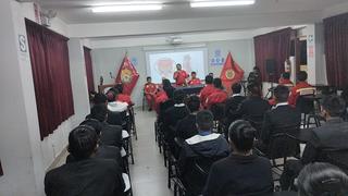 Huancavelica: Jóvenes comienzan preparación para convertirse en bomberos