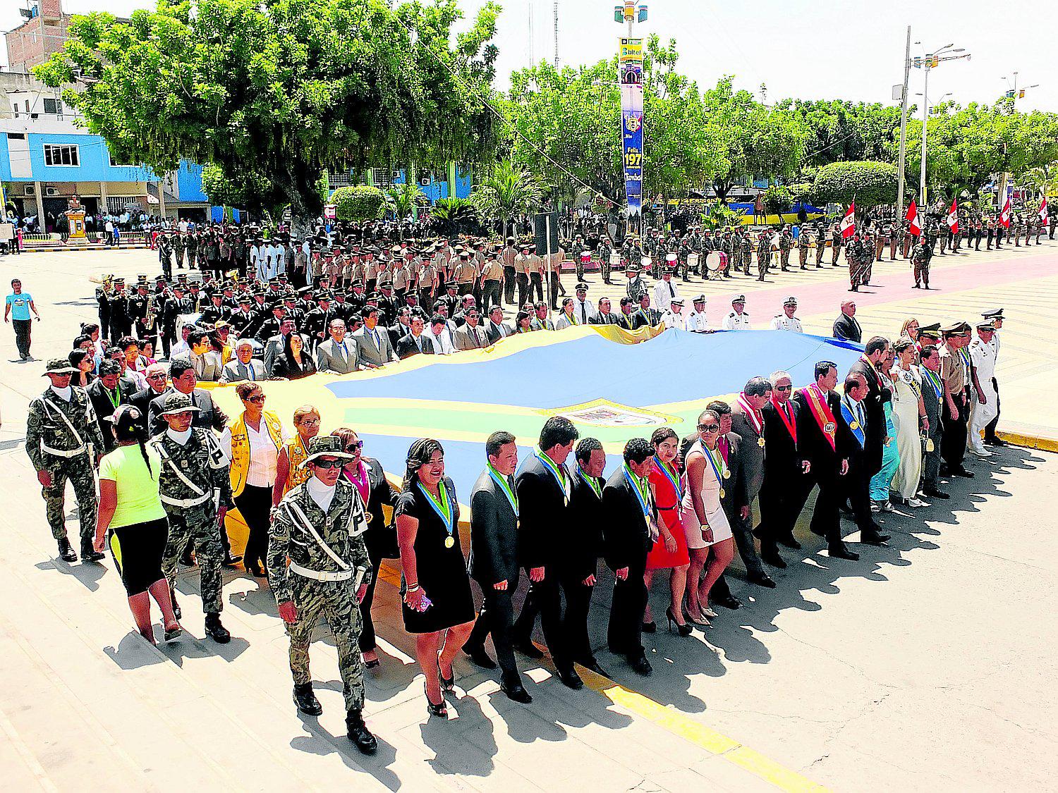 Tumbes celebró su 197 aniversario de independencia del yugo español