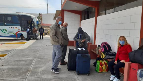 Poca afluencia de pasajeros para dirigirse a Chile tras la reapertura de la frontera terrestre.