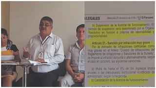 La UNP podría perder su licenciamiento 