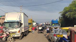 Tumbes: Paro regional inicia su segundo día con bloqueo de la vía Panamericana Norte