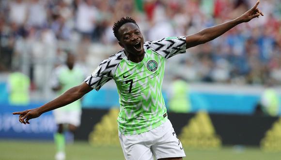 Nigeria ganó 2-0 a Islandia: Doblete de Musa hace soñar con octavos a los africanos
