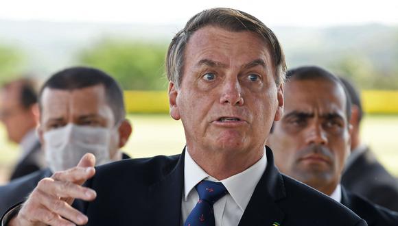 El presidente de Brasil, Jair Bolsonaro, está siendo cuestionado por el manejo que le da su gobierno a la pandemia de coronavirus. (AFP / EVARISTO SA).