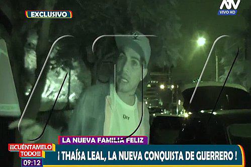Paolo Guerrero enfurecido con reportero tras ser captado con Thaísa Leal (VIDEO)