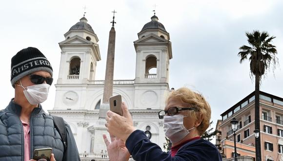 Italia es el segundo país con más casos de coronavirus, según la OMS. (AFP / Alberto PIZZOLI).