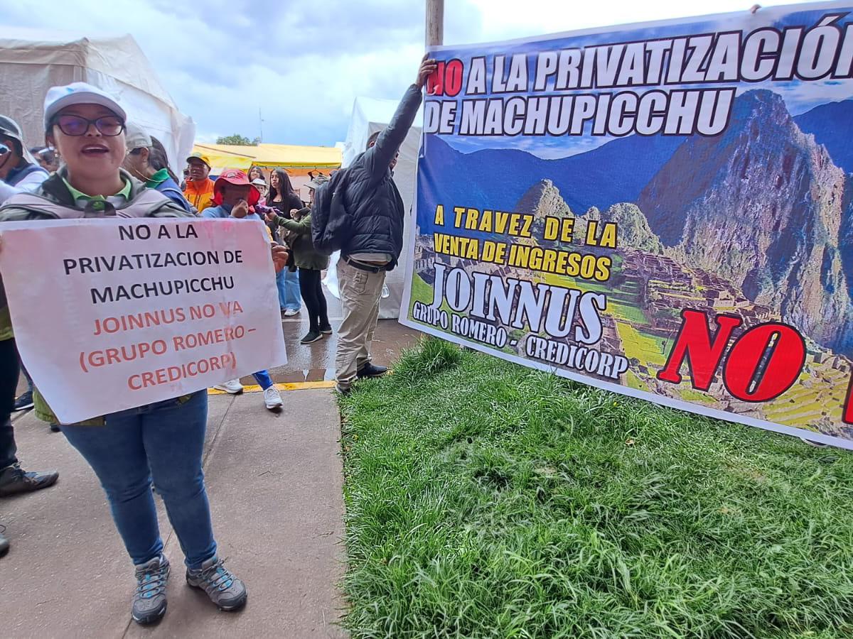 En Cusco iniciaron protestas contra la nueva modalidad de venta de boletos  para Machu Picchu | PERU | CORREO