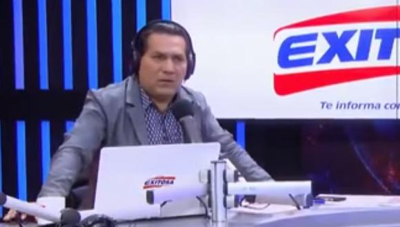 Daniel Peredo: La reacción de Manuel Rosas al enterarse en vivo de la muerte del periodista (VIDEO) 