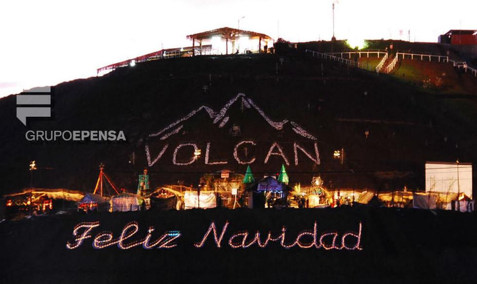 Pasco vive una Navidad de altura con muñecos de nieve y parajes iluminados