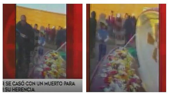 Mujer se casó con muerto para quedarse con su herencia en Puno (VIDEO)