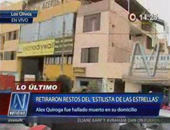 Retiran cuerpo de Alex Quiroga de su domicilio (VIDEO)