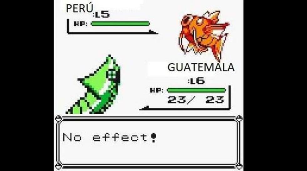 Perú ganó a Guatemala, pero igual origina divertidos memes (FOTOS)