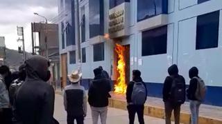 Huancavelica: Ola de violencia durante protesta de estudiantes universitarios