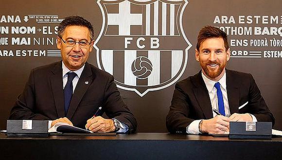 Messi logró quedar como "jugador libre" en contrato de renovación con el Barcelona