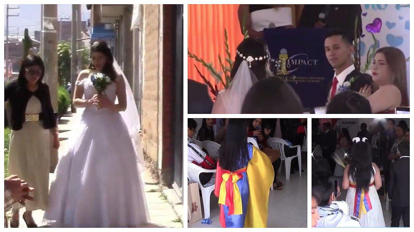 Primera boda de pareja venezolana se realiza en Huancayo  (VIDEO)