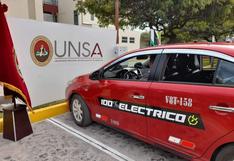 UNSA presentó el primer auto eléctrico de Arequipa 