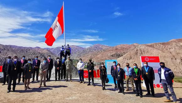 Autoridades y representantes del gobierno participaron en ceremonia por el bicentenario de la Batalla de Mirave. (Foto: Difusión)