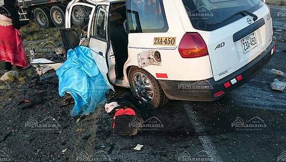 Accidente de tránsito en la carretera Arequipa-Puno deja 8 muertos