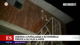Carabayllo: Hombre asesina a puñaladas a su expareja frente a su hijo de seis años (VIDEO)