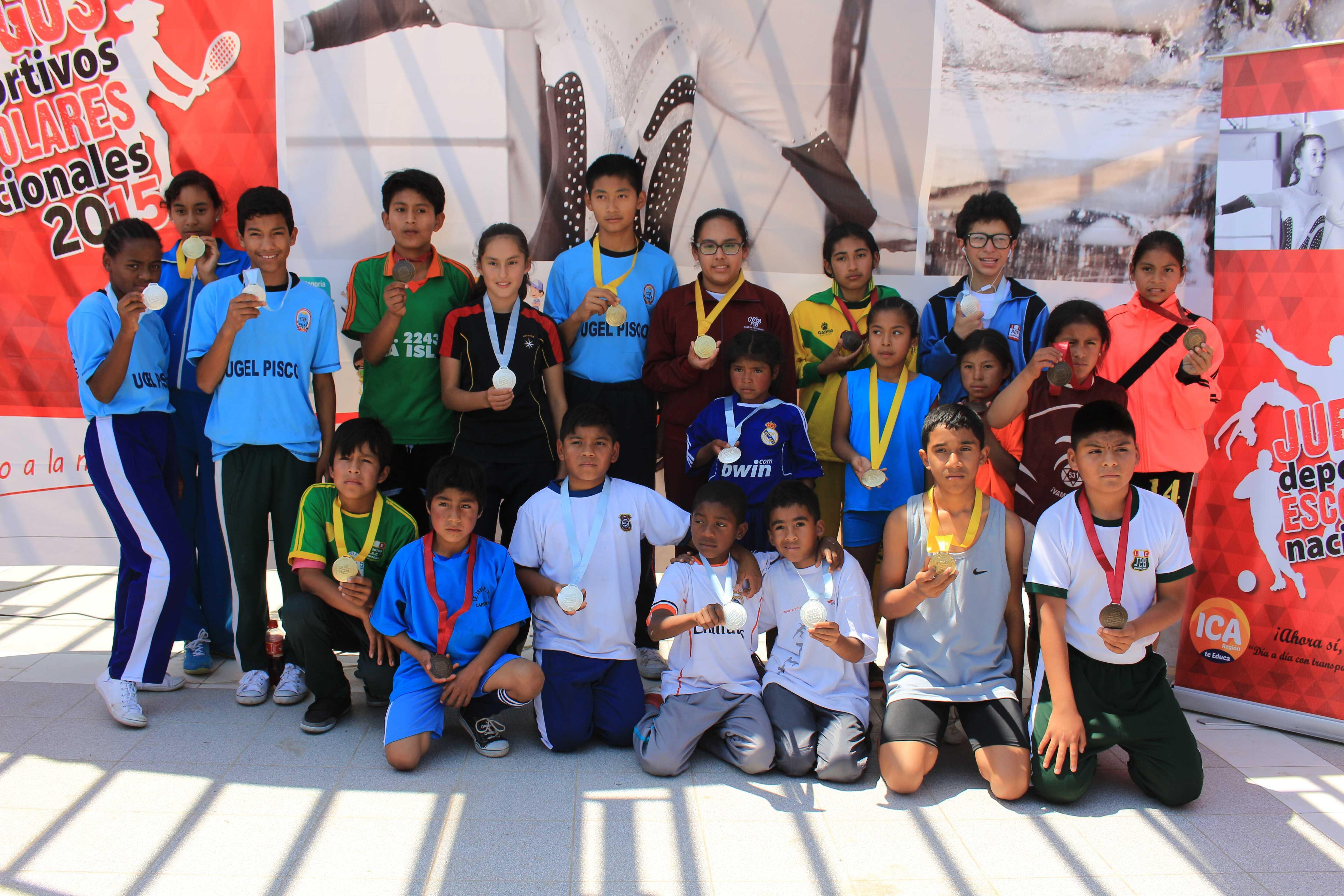 Más medallas de oro para Ica en atletismo