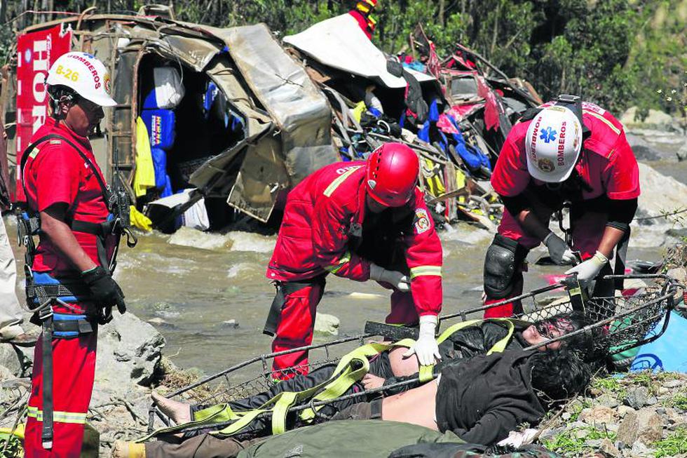 Rescatan cuerpo de víctima fallecida en accidente de Otzuco