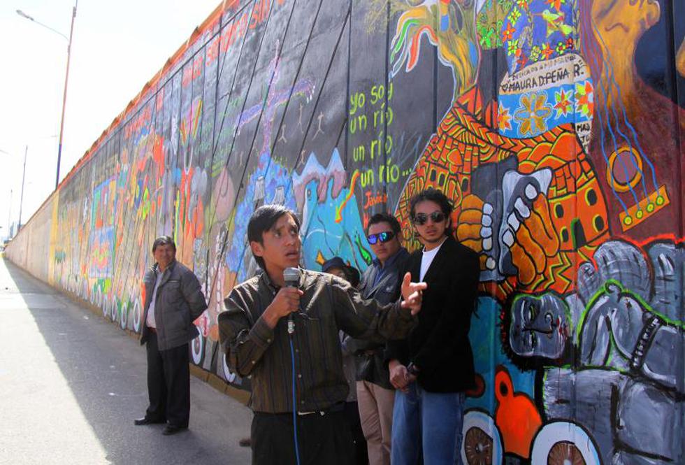 Grafomural habla sobre la historia del Ferrocarril Central