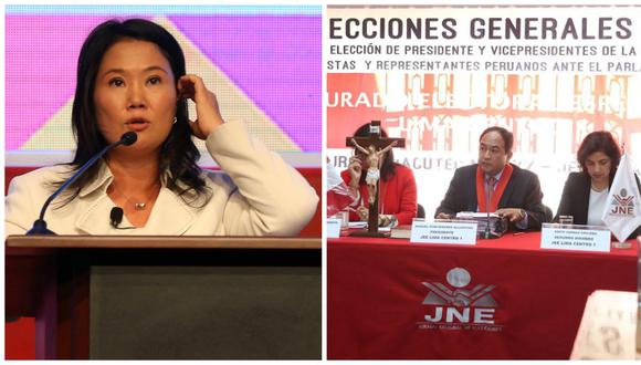 Keiko Fujimori: JEE dejó al voto proceso de exclusión contra candidata de Fuerza Popular
