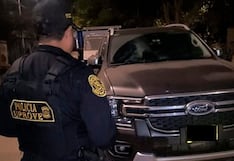 Policía recupera dos vehículos robados en Trujillo