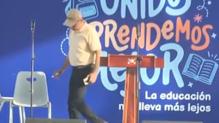 Presidente Balcázar canceló visita a colegio de Villa El Salvador en inicio escolar 2026