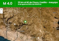 Temblor de magnitud 4 se registra por primera vez este año en Choco, Arequipa