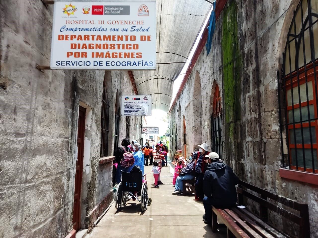 Hospital Goyeneche de Arequipa sin seguridad. (Foto: GEC)