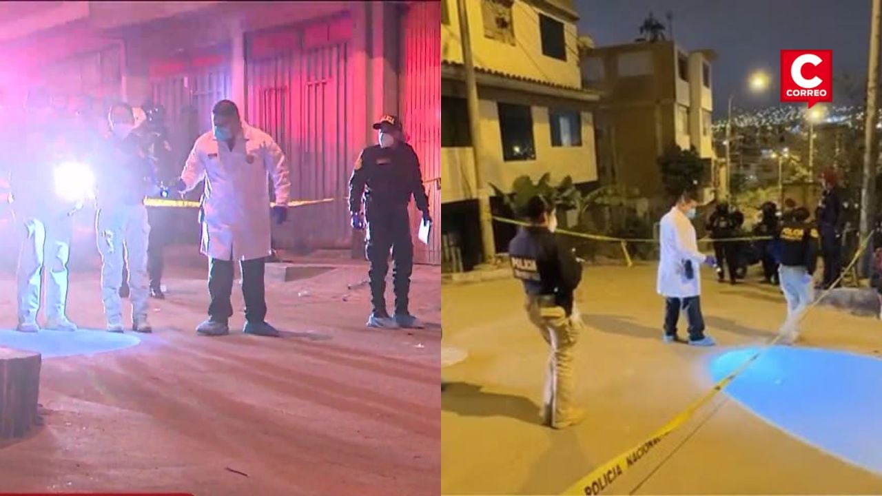 SJM: menor de 13 años muere tras ataque a balazos y otro adolescente queda herido de gravedad. Composición: Diario Correo.