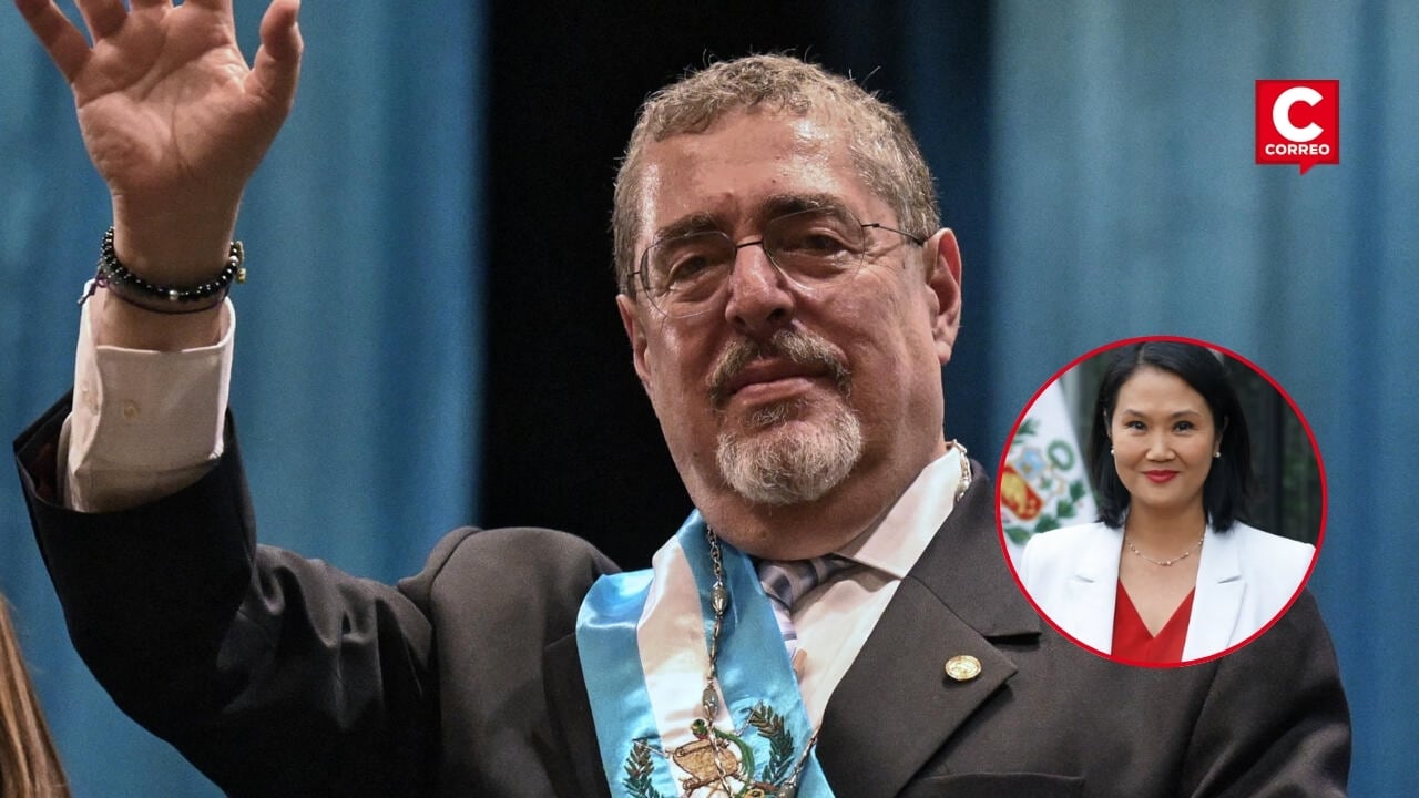 Presidente de Guatemala felicita a Keiko Fujimori tras ser proclamada presidenta electa del Perú. Composición: Diario Correo.
