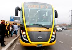 Ministro de Transportes anunció el reinicio de operaciones del Corredor Amarillo