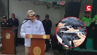 Ministro del Interior justifica millonaria adquisición de armas para la PNP: “Es una compra importante”