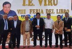Los maestros y la VIII Feria del Libro en Virú