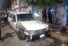 Criminales detonan artefacto explosivo y destruyen automóvil en el cercado de Pisco