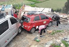 Arequipa: Queman vehículos de transportista en Tiabaya