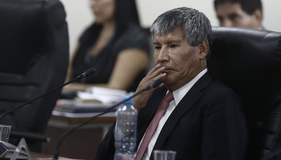 El gobernador regional de Ayacucho, Wilfredo Oscorima, se encuentra en calidad de testigo en el "Caso Rolex". (Foto: Julio Reaño/@photo.gec)