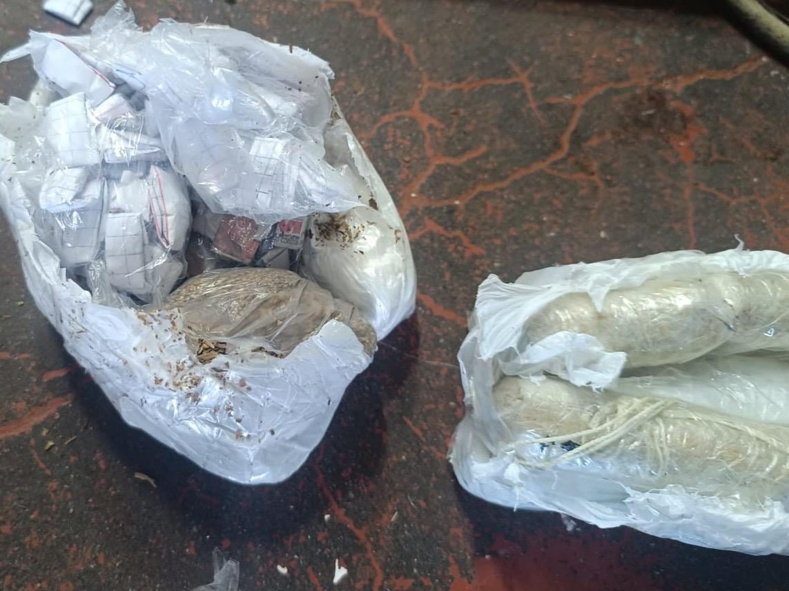 Presos de Arequipa escondían droga en ducto de desagüe del penal de Socabaya (Foto: INPE)