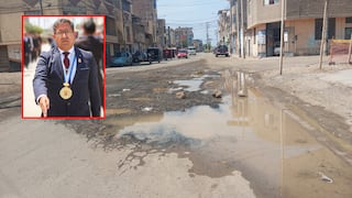 Chiclayo: calle San Martín con grietas pese a reciente obra en José Leonardo Ortiz
